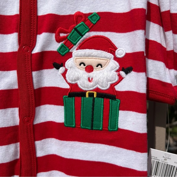 ⬇️Koalakids NWT 2Pc Boys/Girls My First Christmas Size 6-9Mos Color Red, White - Picture 6 of 9